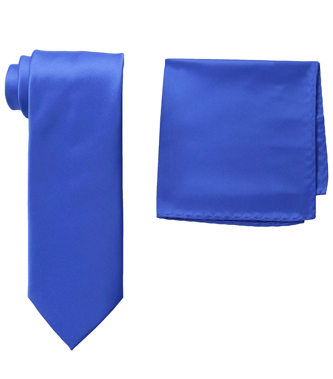 Stacy Adams Solid Royal Blue Tie and Hanky - On Time Fashions Tuscaloosa